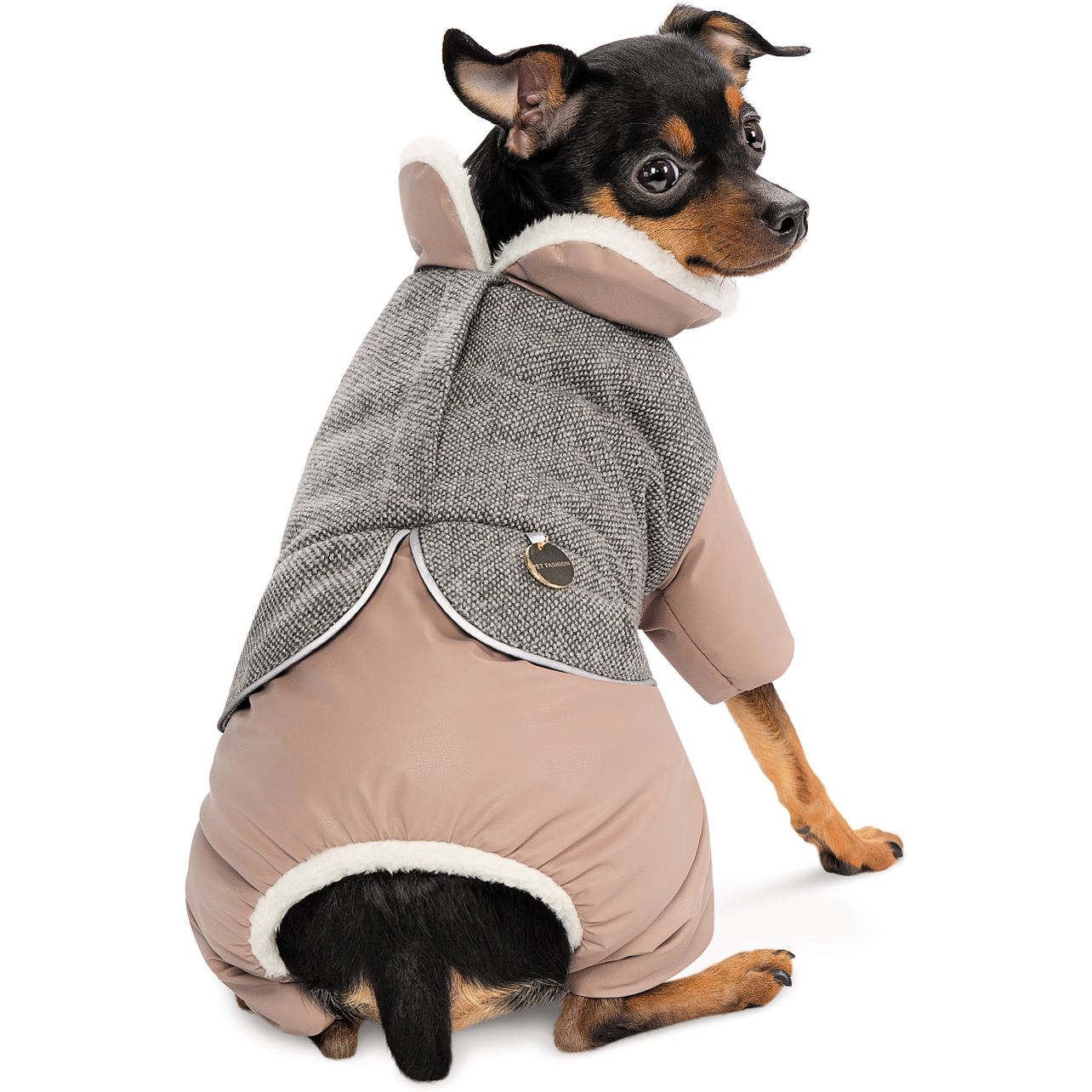 Костюм для собак Pet Fashion Twiddy М девочка пудровый - фото 2