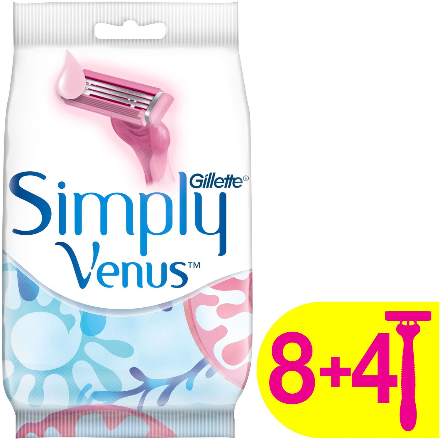 Одноразові станки для гоління Gillette Simply Venus 3, 12 шт. - фото 2