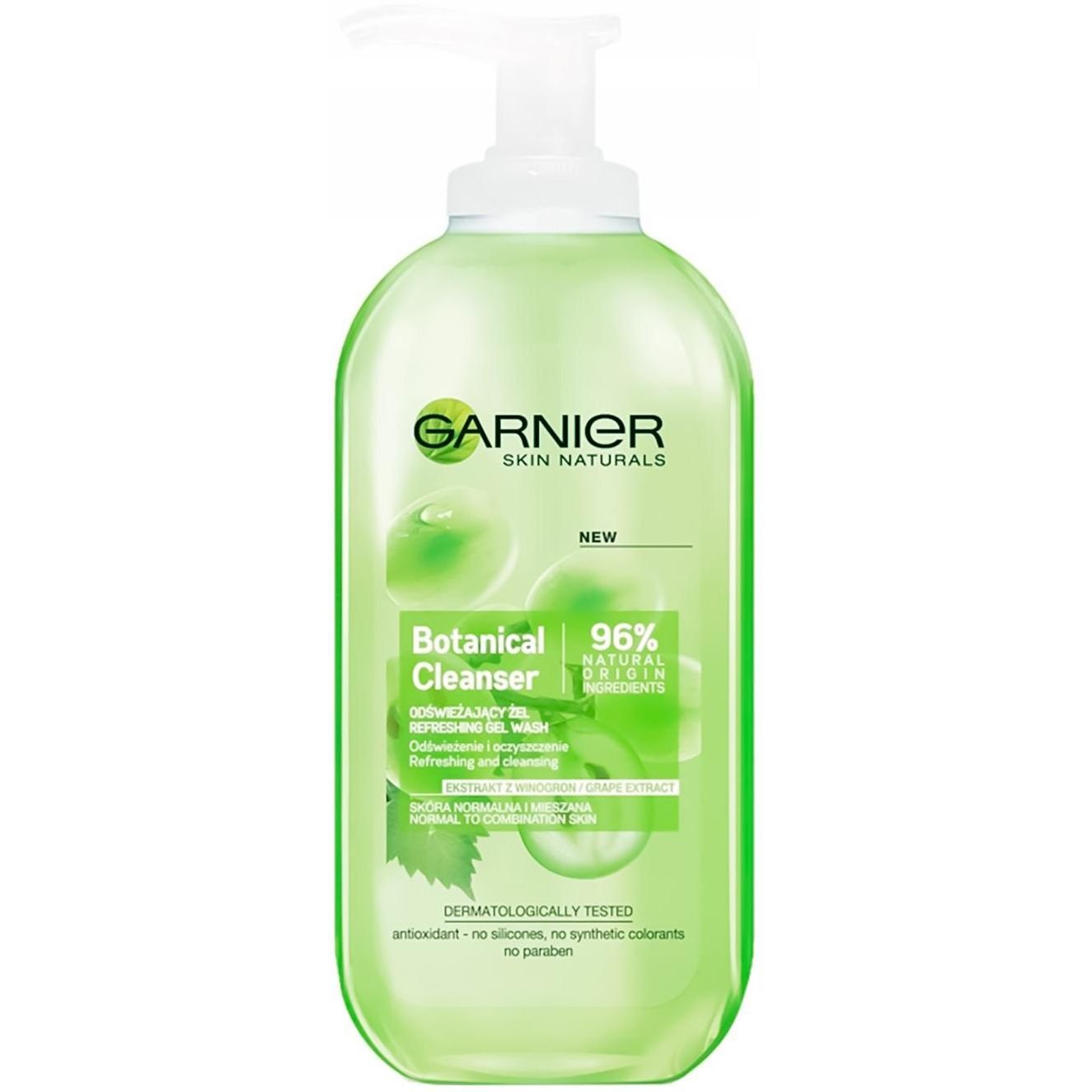 Очищувальний гель-пінка для вмивання Garnier Skin Naturals Основний Догляд, 200 мл - фото 1