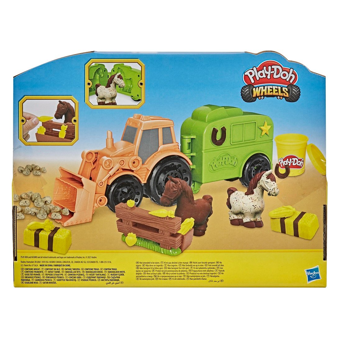 Игровой набор для лепки Hasbro Play-Doh Трактор (F1012) - фото 4