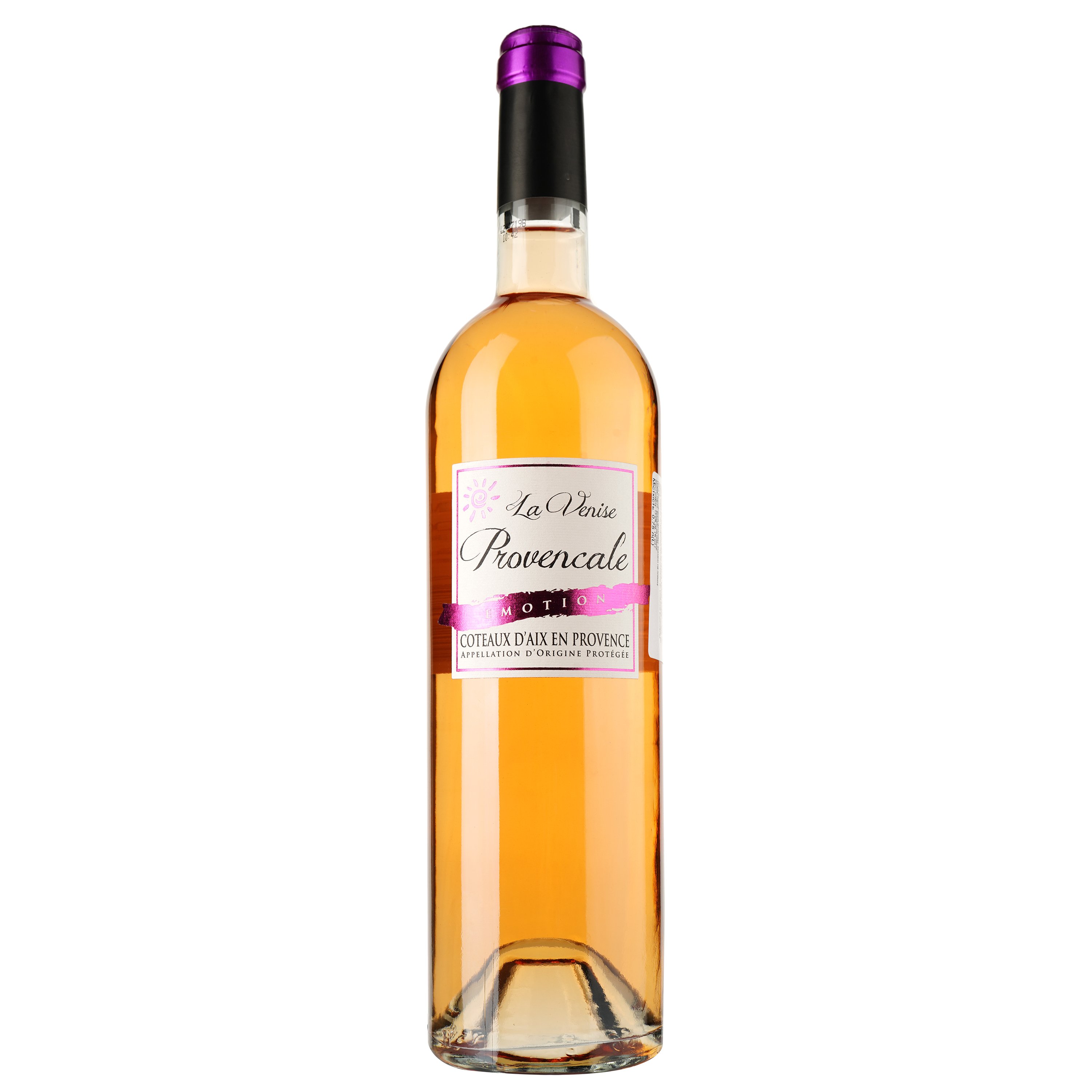 Вино La Venise Provencale Rose AOP Coteaux d'Aix en Provence, рожеве, сухе, 0,75 л - фото 1