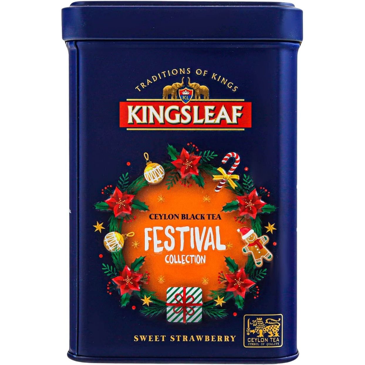 Чай чорний Kingsleaf Festival Полуниця-карамель, 50 г (877556) - фото 1