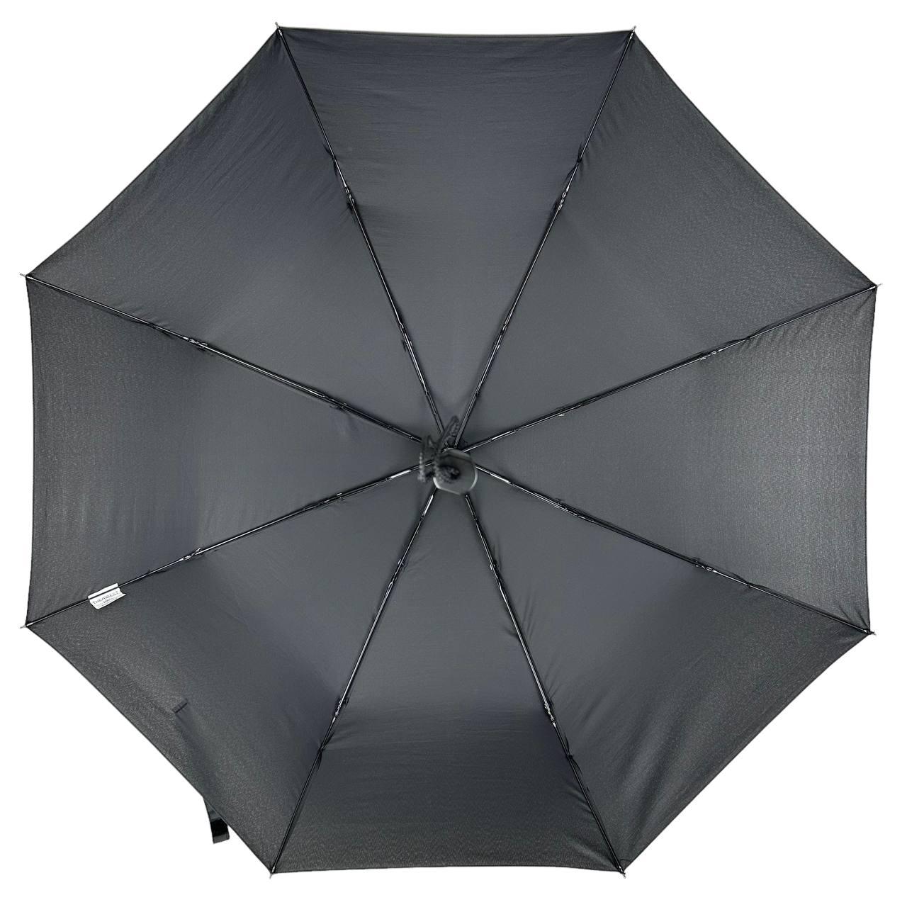 Жіноча складана парасолька механічна The Best 95 см чорна - фото 5