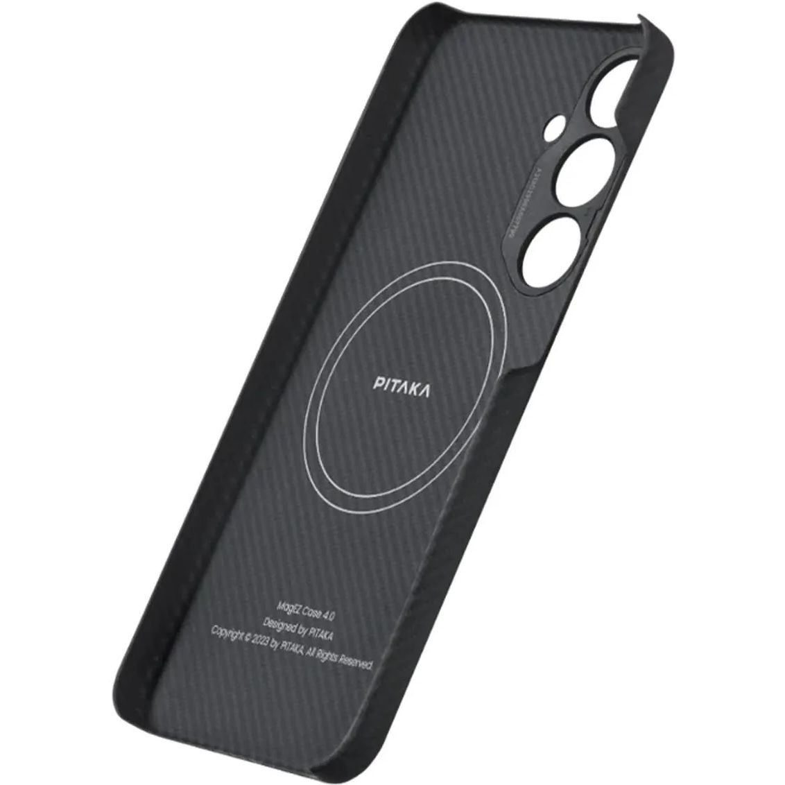 Чехол-накладка Pitaka MagEZ Case 4 Twill Black/Grey для Samsung Galaxy S24 Plus (KS2401S) - фото 3