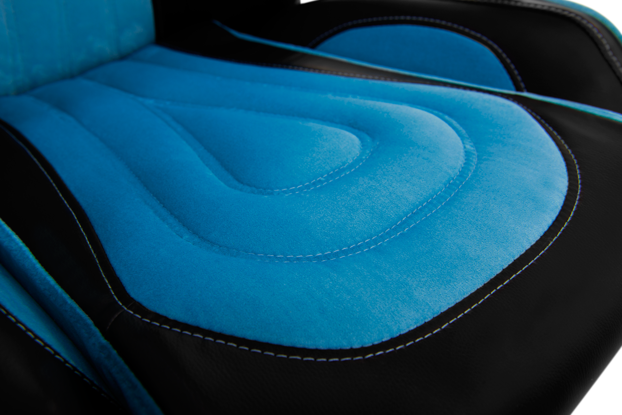 Геймерское кресло GT Racer черное с синим (X-2645 Black/Blue) - фото 7