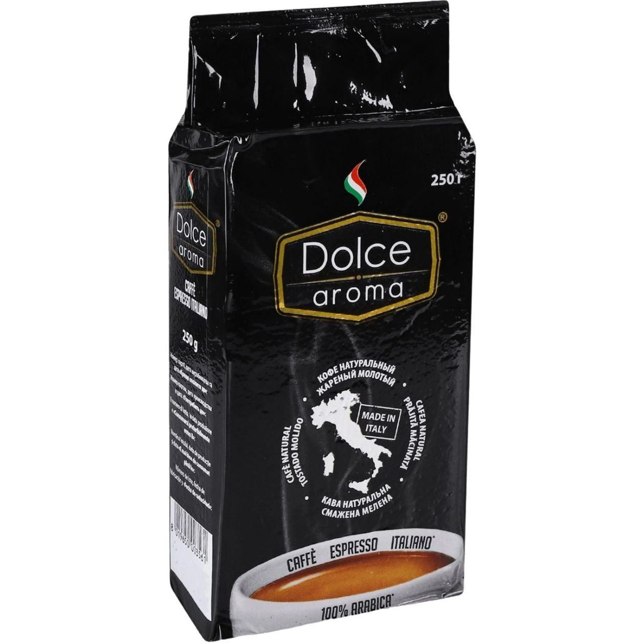 Кава мелена Dolce Aroma 100% arabica 250 г (897408) - фото 1
