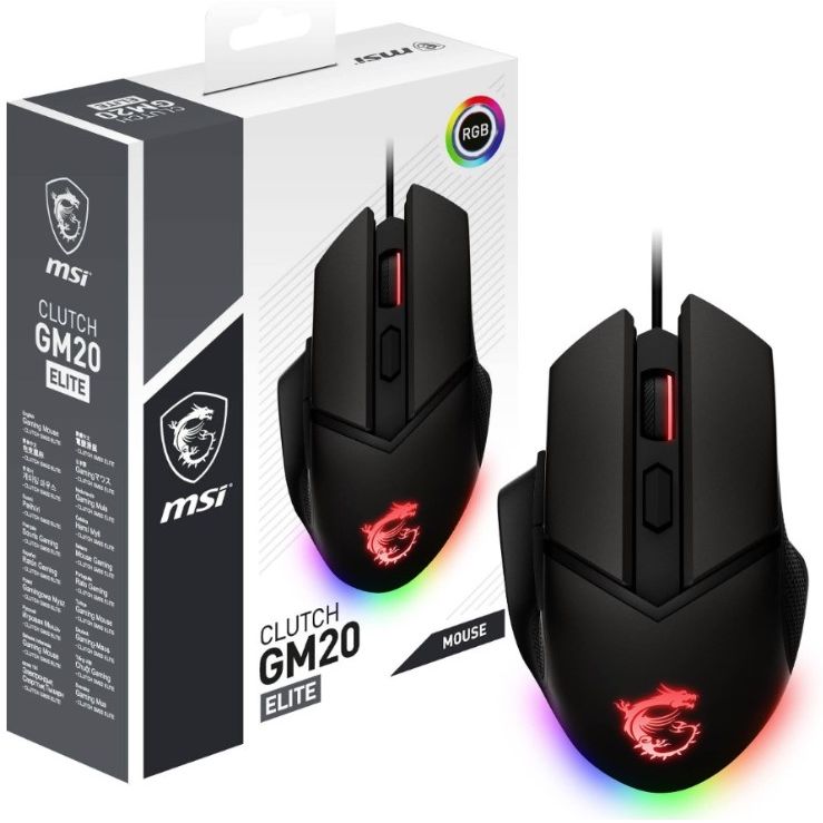 Ігрова миша MSI GM20 Clutch Elite Mouse Gaming - фото 11