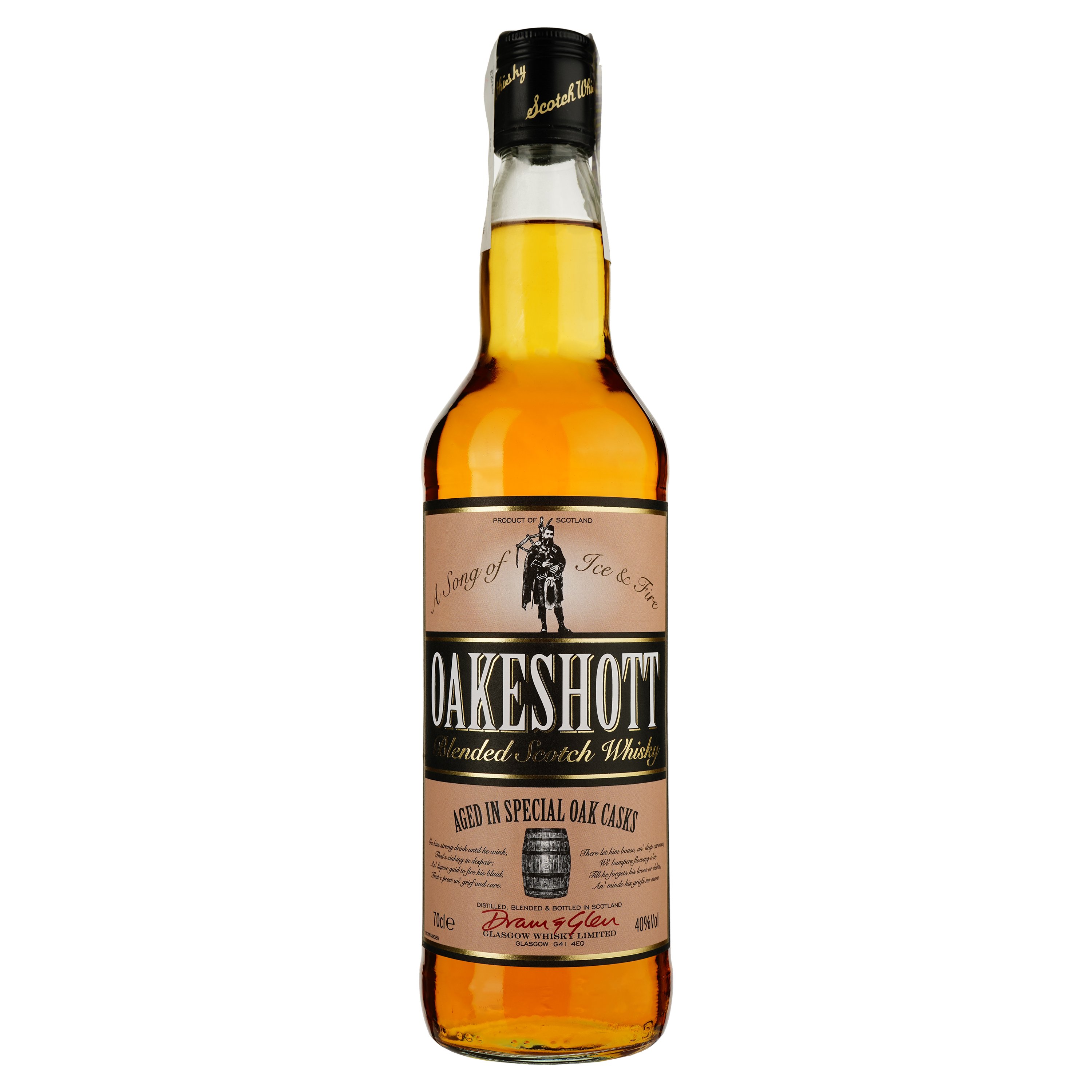 Віскі Oakeshott Blended Scotch Whisky 40% 0.7л - фото 1