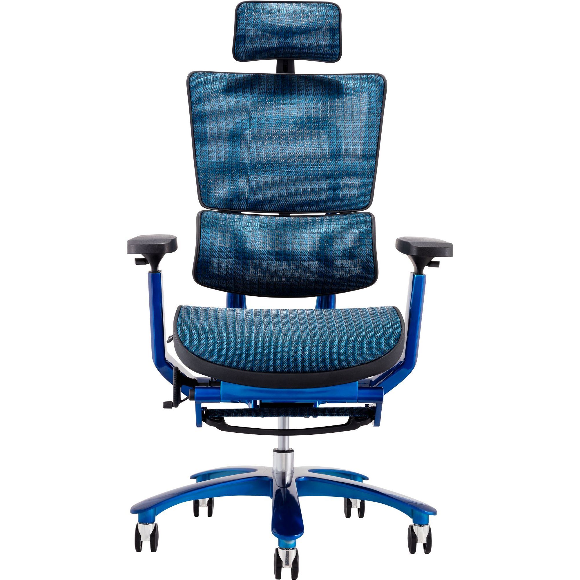 Офісне крісло GT Racer X-815L (W-85), чорно-синє (X-815L Black/Blue (W-85)) - фото 3