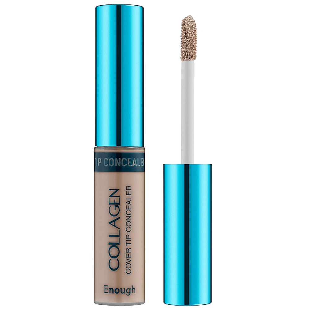 Консилер для лица Enough Collagen Cover Tip Concealer SPF36 PA+++, відтінок 01, 9 г - фото 1