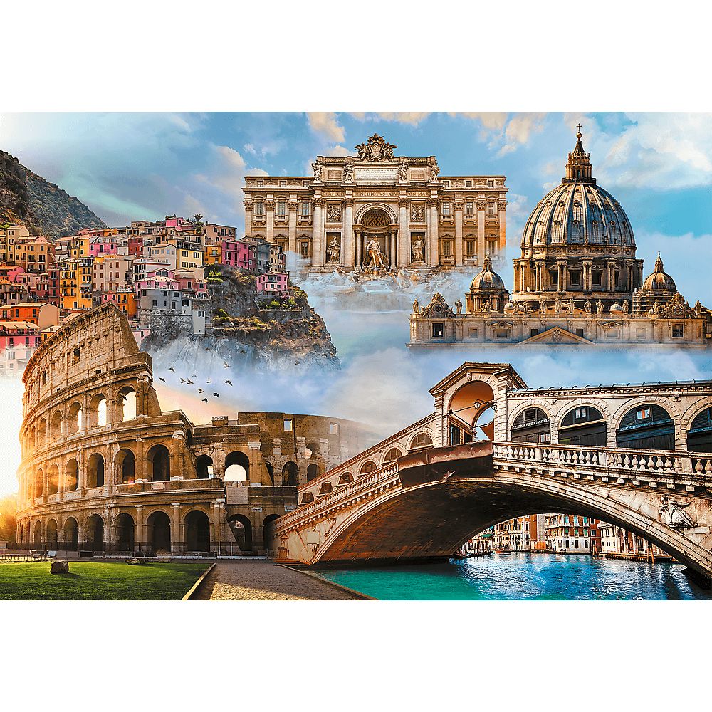 Пазлы Trefl Любимые места Италии 1500 элементов - фото 2