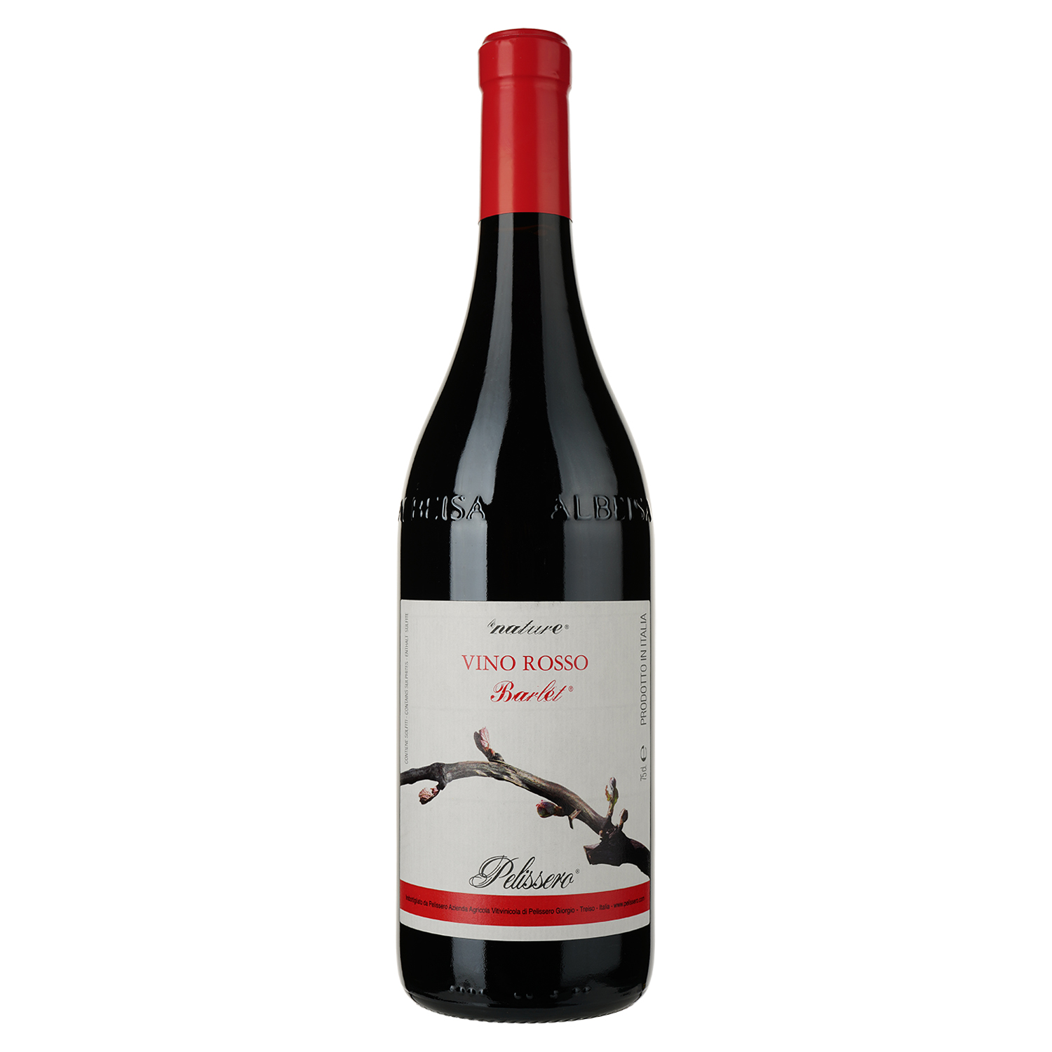 Вино Pelissero Le Nature Vino Rosso Barlet, червоне, сухе, 13%, 0,75 л (14029) - фото 1