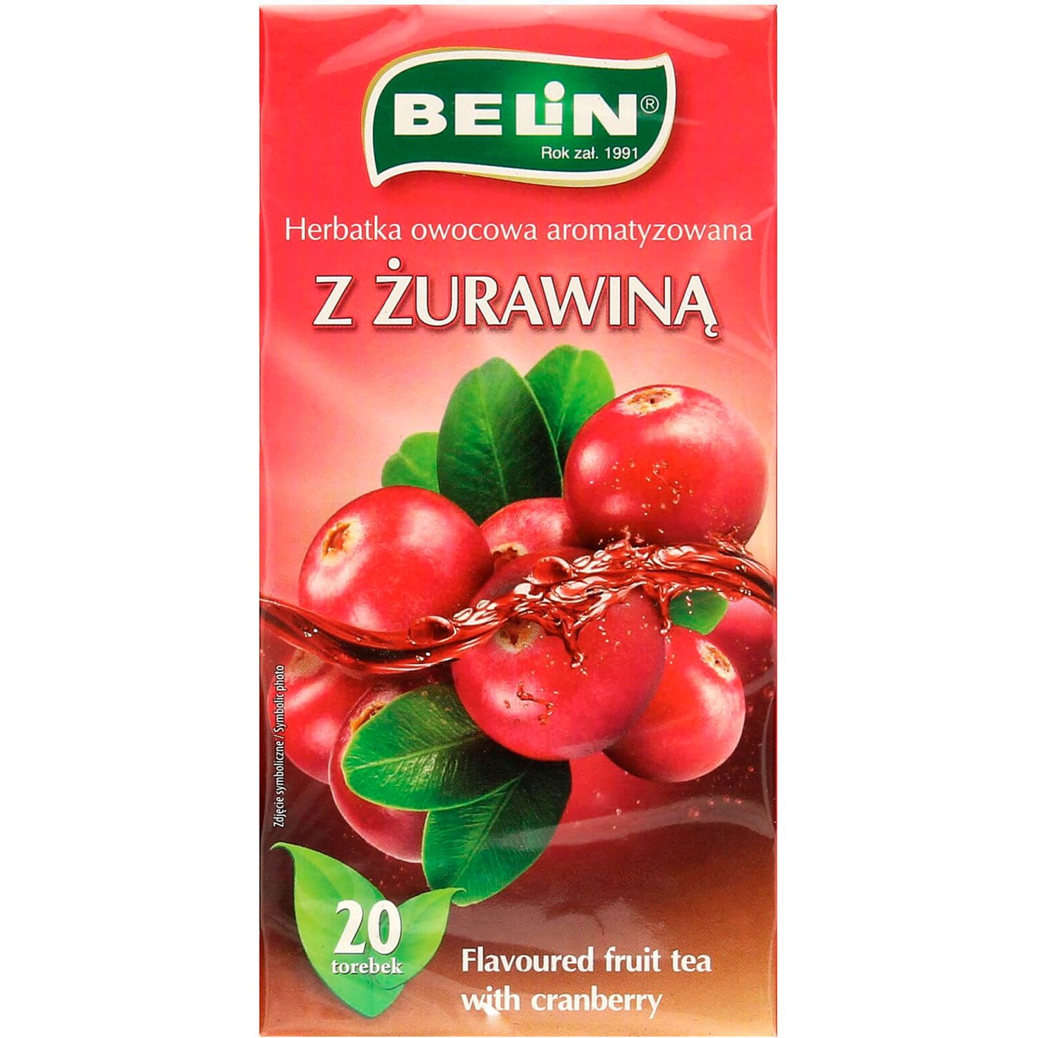 Смесь фруктовая Belin с клюквой, 40 г (20 шт. по 2 г)/уп (895358) - фото 1