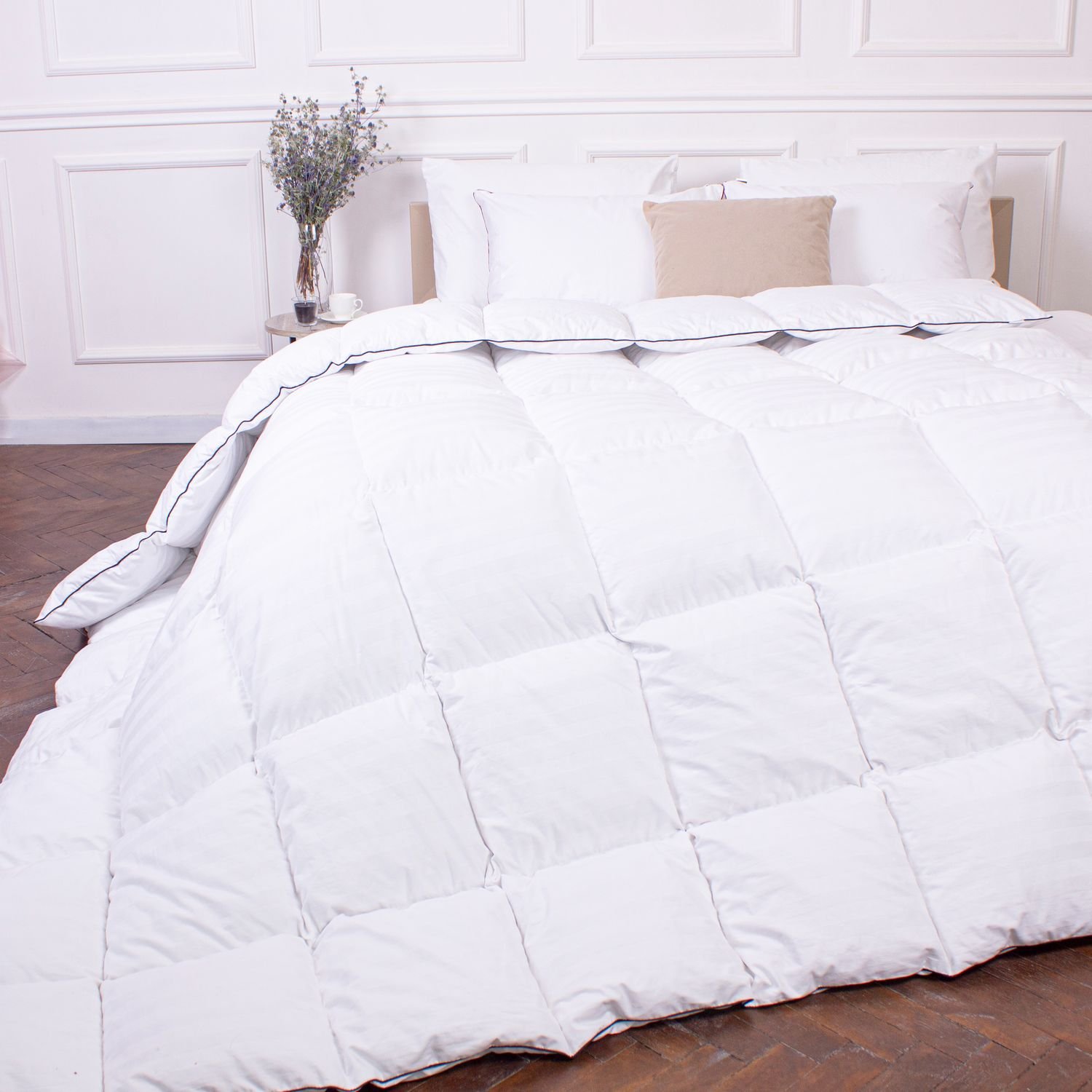 Одеяло пуховое MirSon Royal 033, полуторное, 215x155, белое (2200000003836) - фото 1