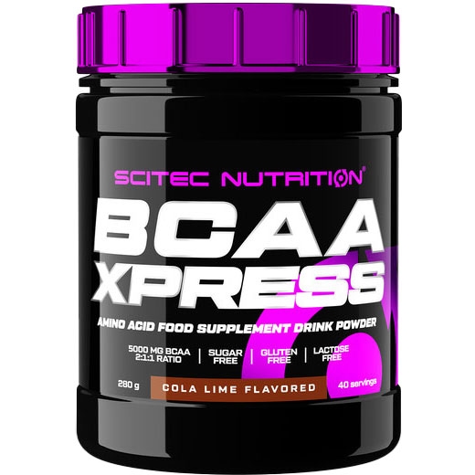 Амінокислота Scitec Nutrition BCAA Xpress Cola-lime 280 г - фото 1