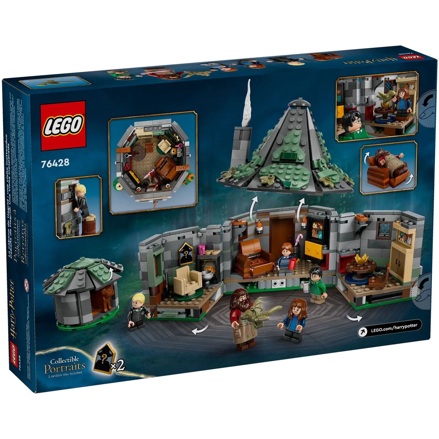Конструктор LEGO Harry Potter Хатинка Геґріда: Несподівані гості 896 деталей (76428) - фото 13