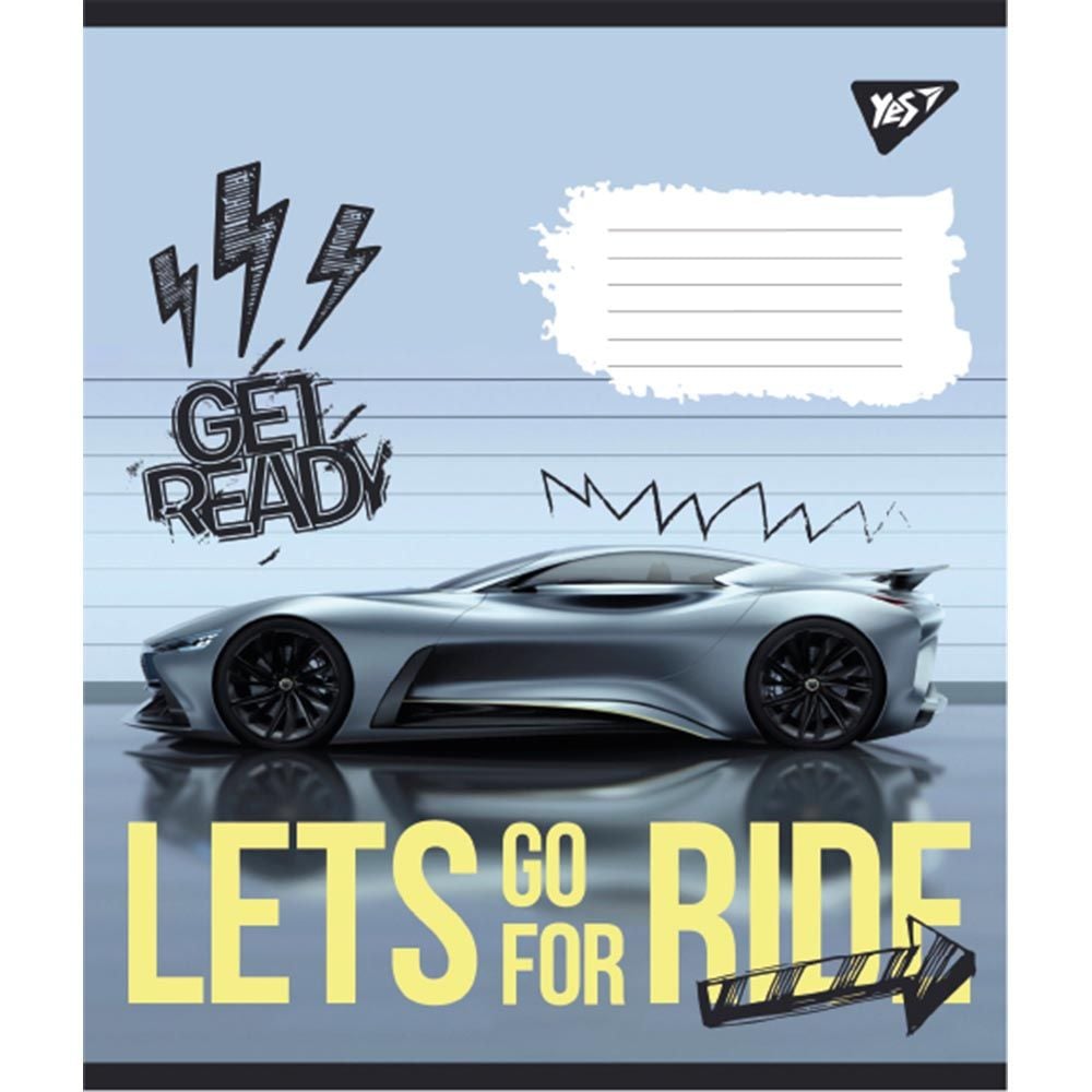Тетрадь общая Yes Lets Go For Ride, A5, в клеточку, 48 листов - фото 3