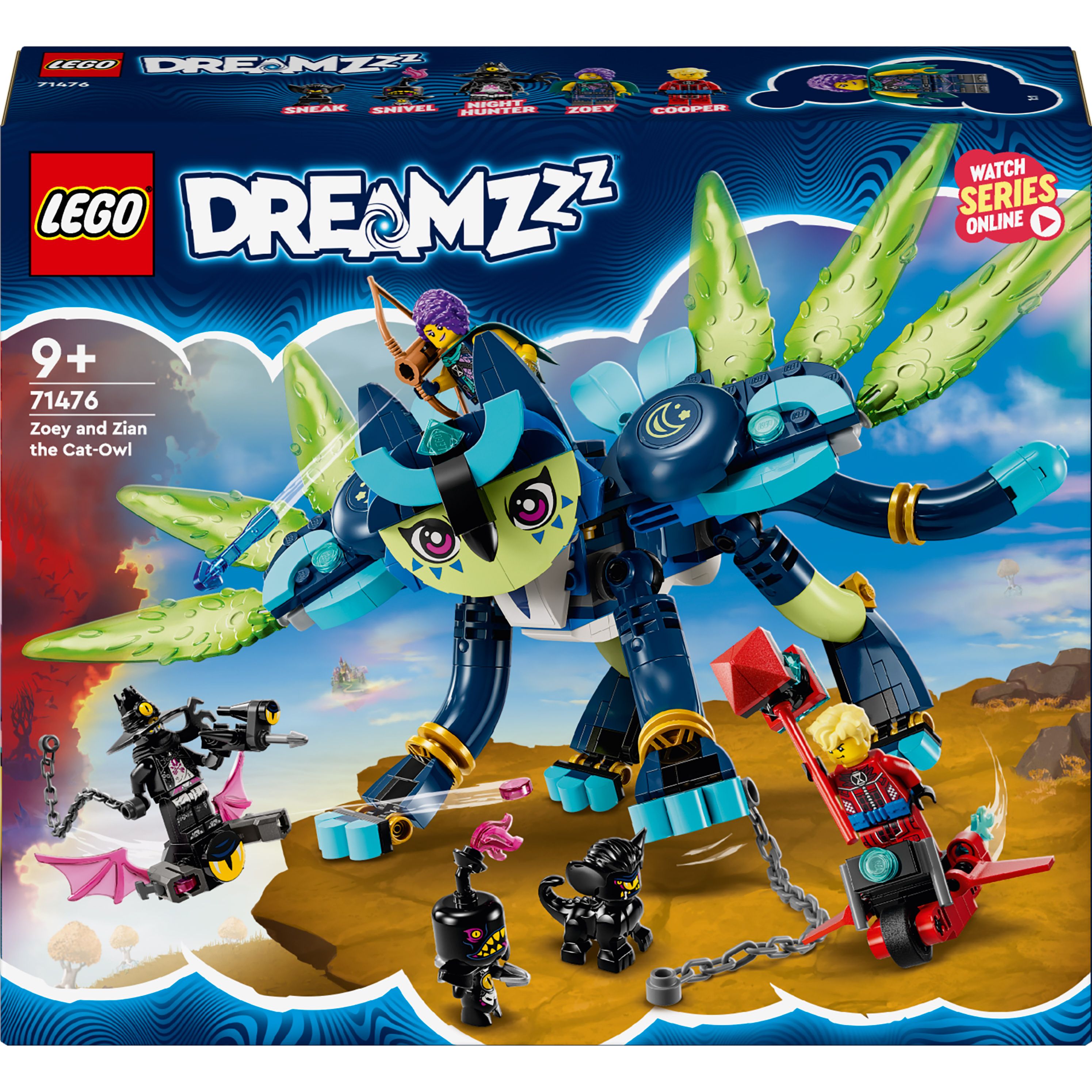 Конструктор LEGO DREAMZzz Зоуі й котосова Зіан 437 деталі (71476) - фото 1