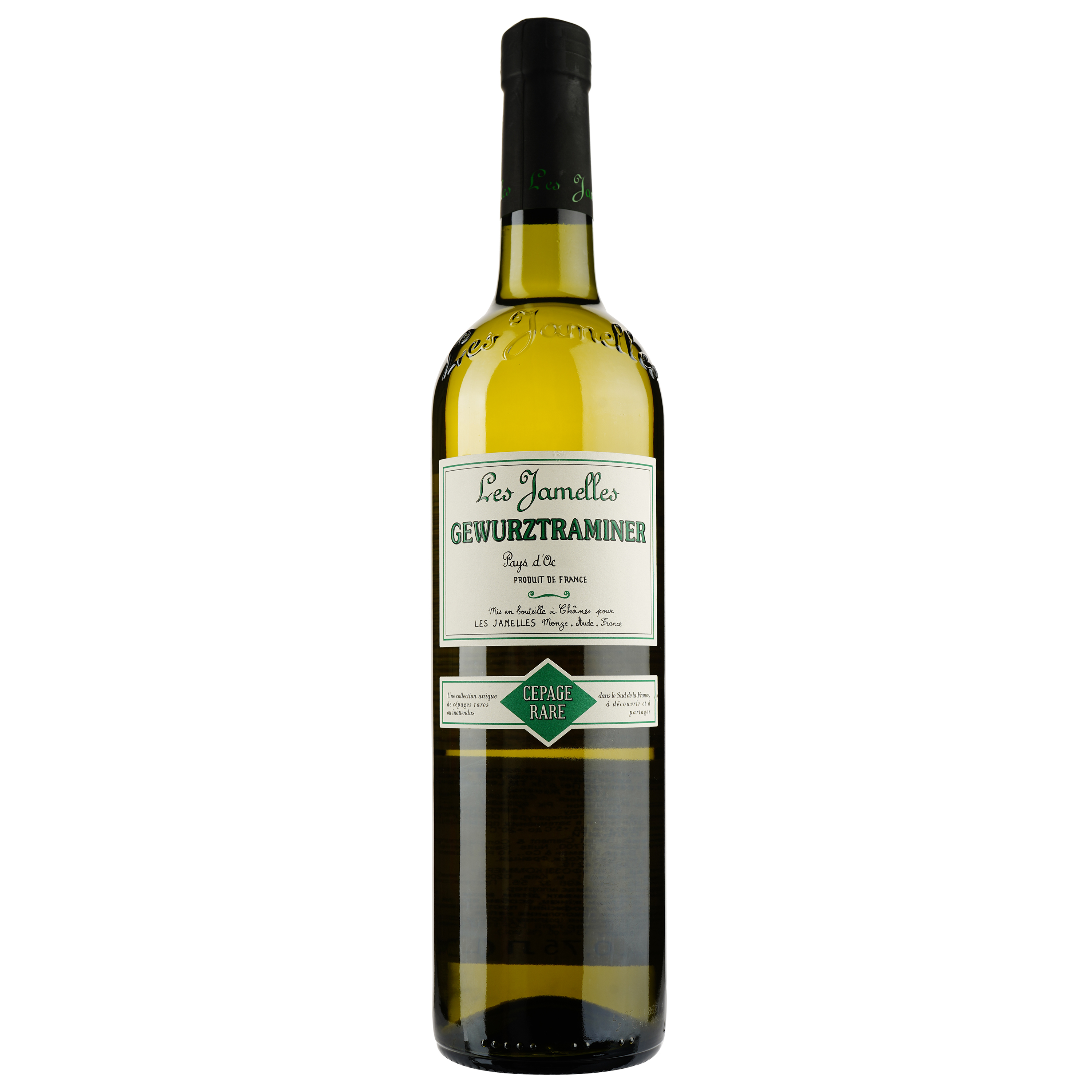 Вино Les Jamelles Gewurztraminer белое сухое, 0,75 л, 13,5% (788416) - фото 1