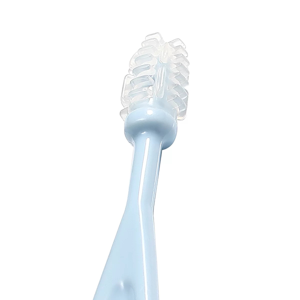 Набор зубных щеток BabyOno, голубой, 3 шт. (550/02) - фото 4