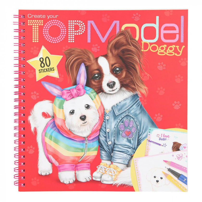 Альбом для розфарбовування Top Model Собаки (411503) - фото 1