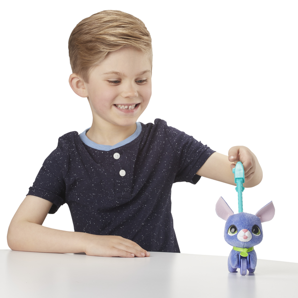 М'яка іграшка Furreal Friends Hasbro Маленький вихованець на повідку Цуценя, синє (E3503) - фото 3