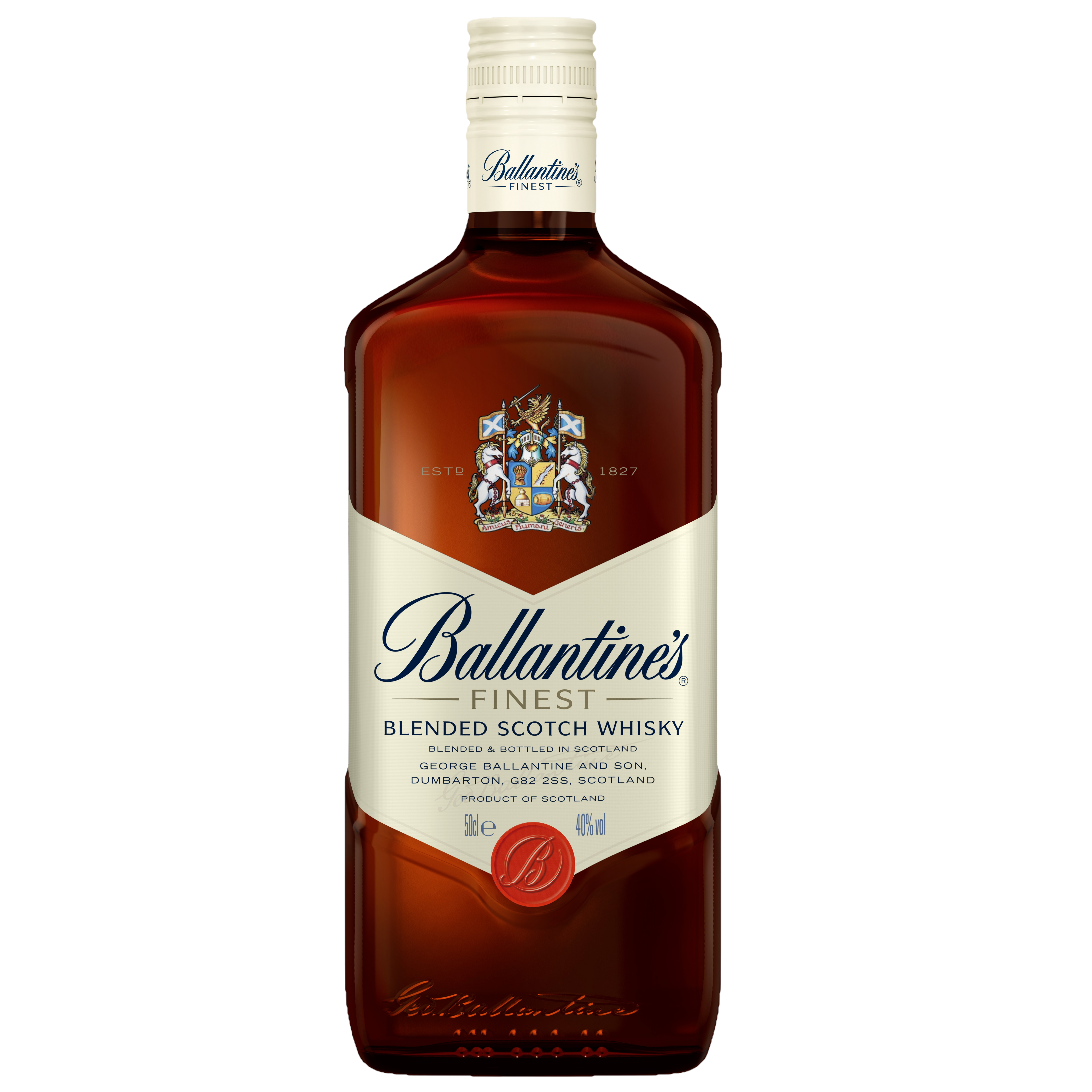 Виски Ballantines Finest Blended Scotch Whisky 40% 0.5 л - фото 1
