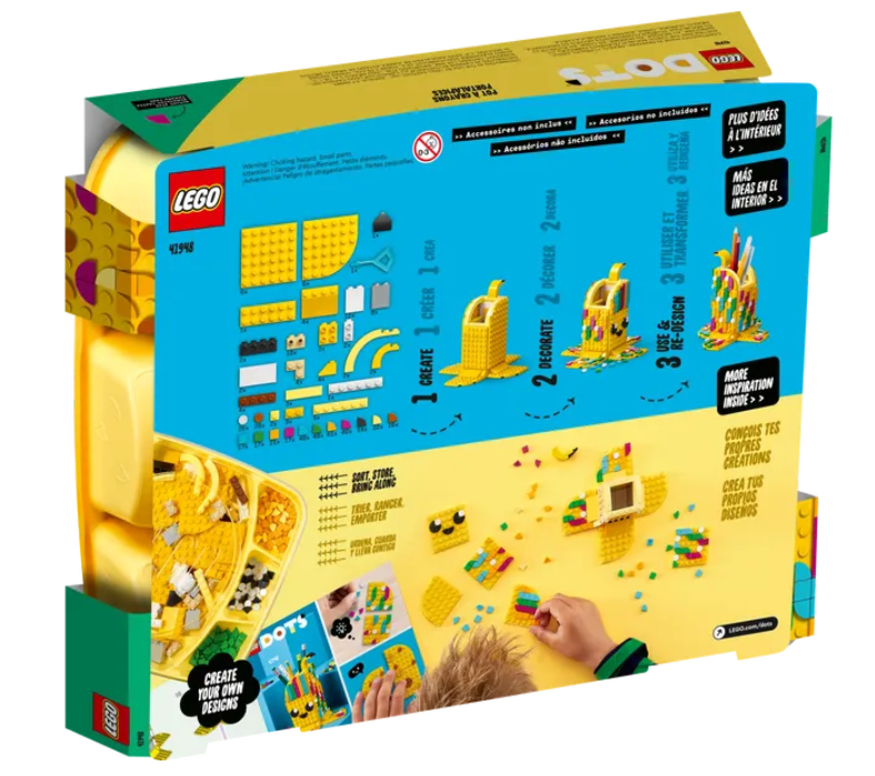 Конструктор LEGO DOTs Подставка для карандашей Милый банан, 438 деталей (41948) - фото 2