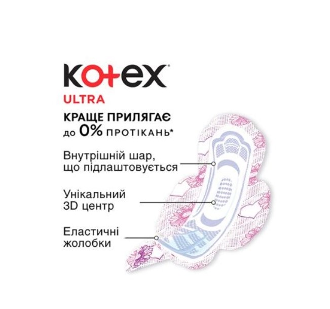 Прокладки гігієнічні Kotex Ultra Normal 30 шт. - фото 4