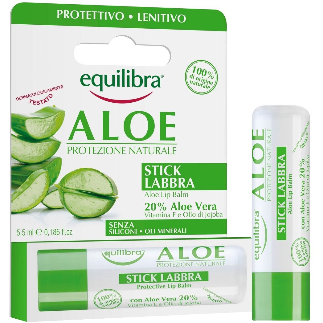 Бальзам для губ Equilibra Aloe Line Lip Balm 5.5 мл - фото 1