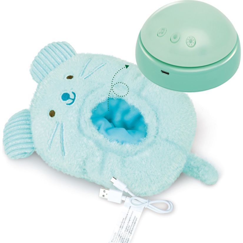 Музыкальная игрушка-ночник Hape Мышонок голубой (E0113) - фото 2