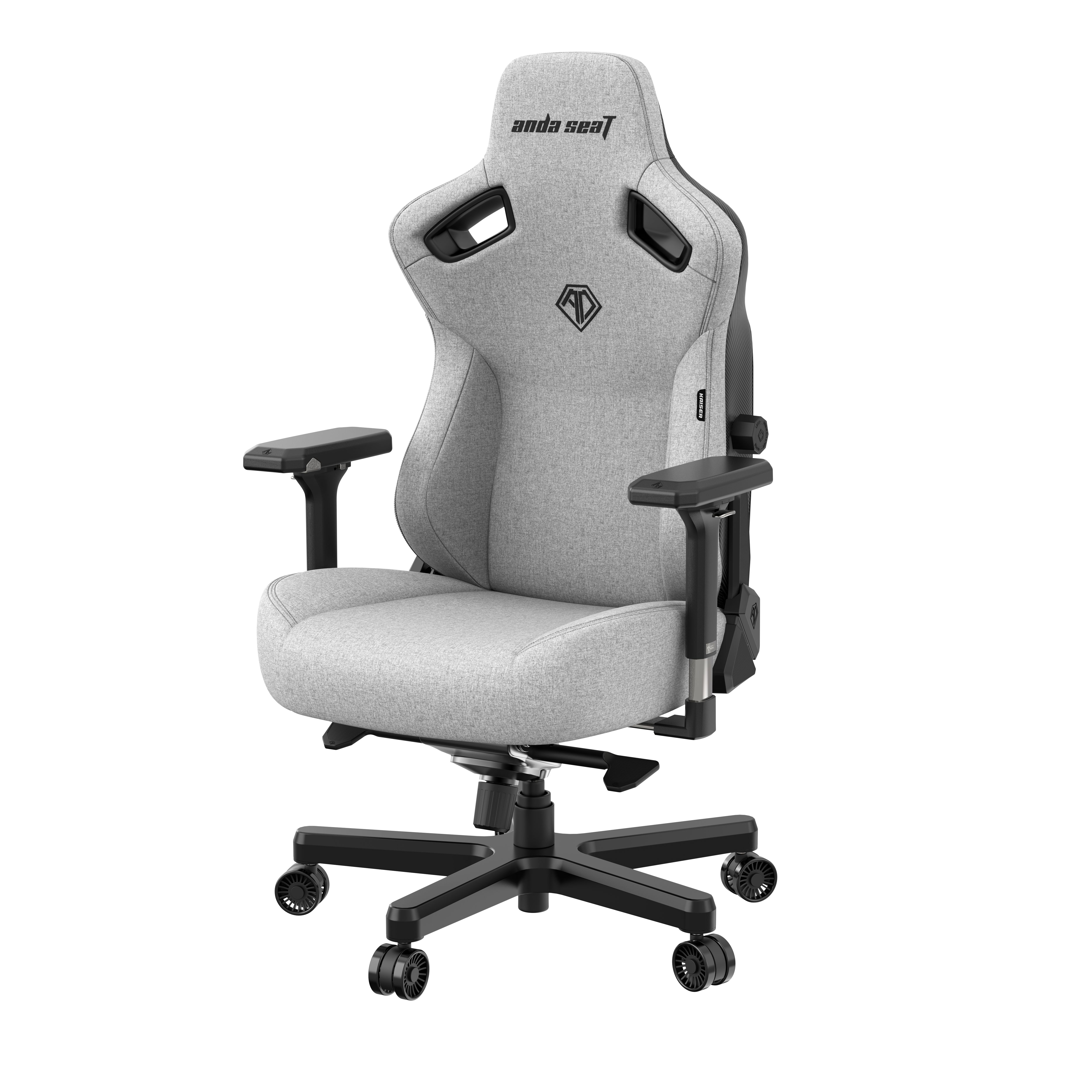 Крісло ігрове Anda Seat Kaiser 3 Size L Grey Fabric (AD12YDC-L-01-G-PV/F) - фото 8