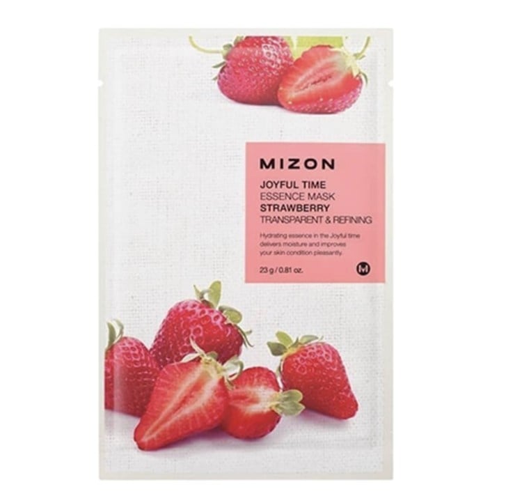 Зволожуюча тканинна маска для обличчя Mizon Joyful Time Essence Mask Полуниця, 25 мл - фото 1