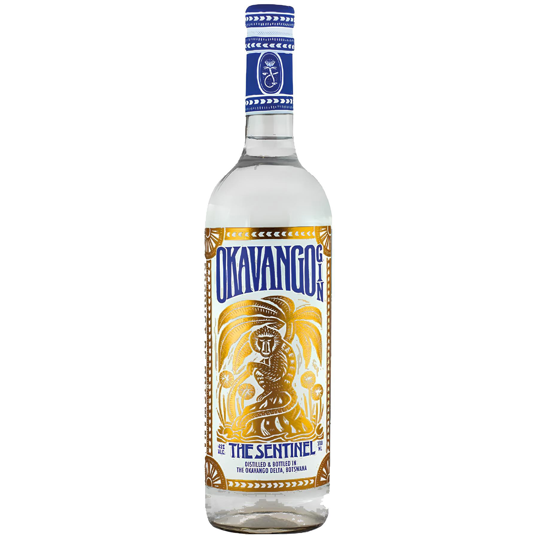 Джин Okavango Gin The Sentinel 43% 0.7 л - фото 1