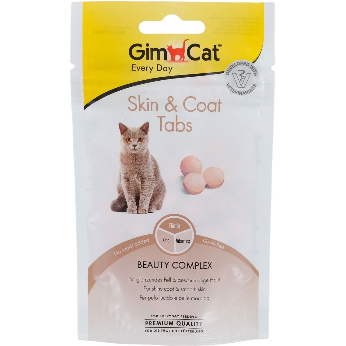 Пігулки для котів GimCat Every Day Skin&Coat 40 г - фото 1
