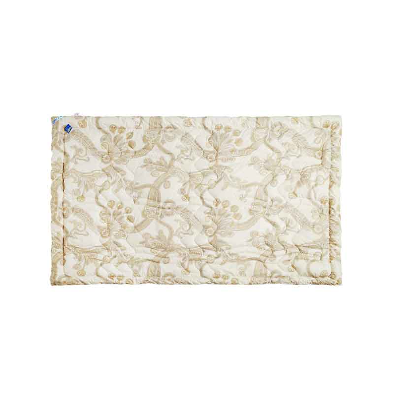 Одеяло шерстяное Руно Luxury, полуторное, тик, 205х140 см, бежевое (321.02ШУ_Luxury) - фото 3