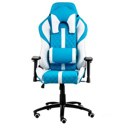 Геймерское кресло Special4you ExtremeRace голубой с белым (E6064) - фото 2