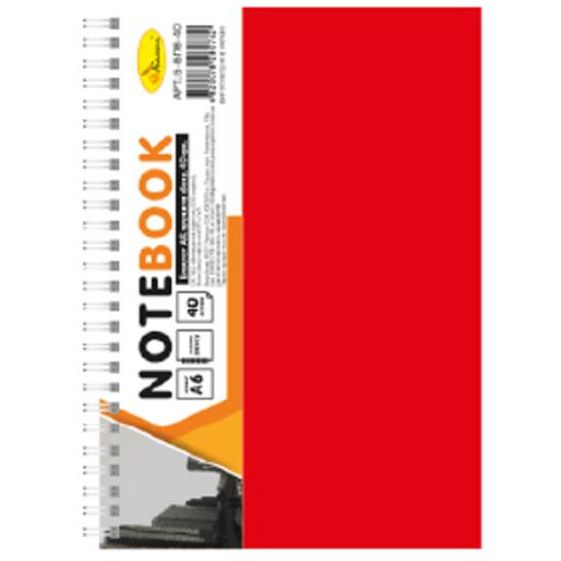 Блокнот Апельсин А6 Б-БП6-4040 листов красный            - фото 1