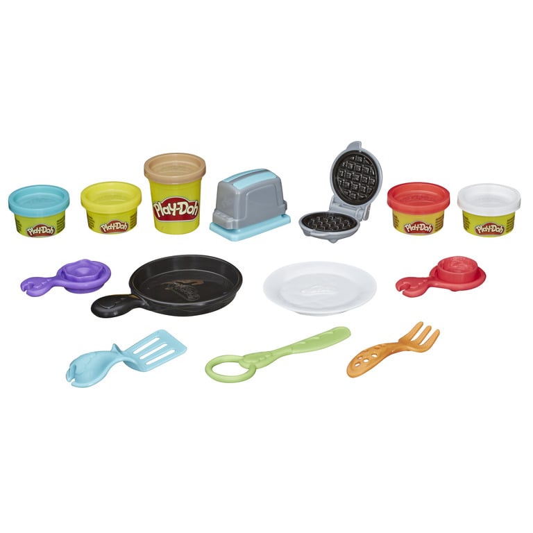 Игровой набор для лепки Hasbro Play-Doh Кухонные принадлежности Toast’n Waffles Set (E7274) - фото 2