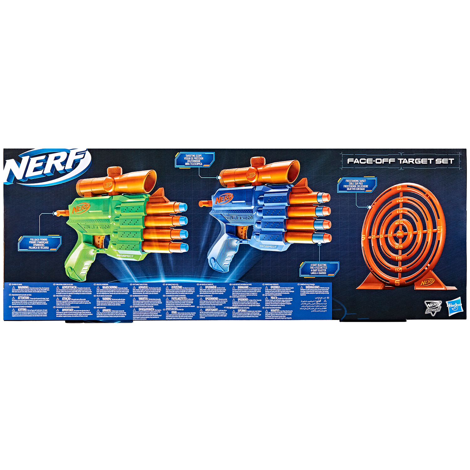 Набор бластеров Hasbro Nerf Elite 2.0 Face Off Target Set (F8273) - фото 3