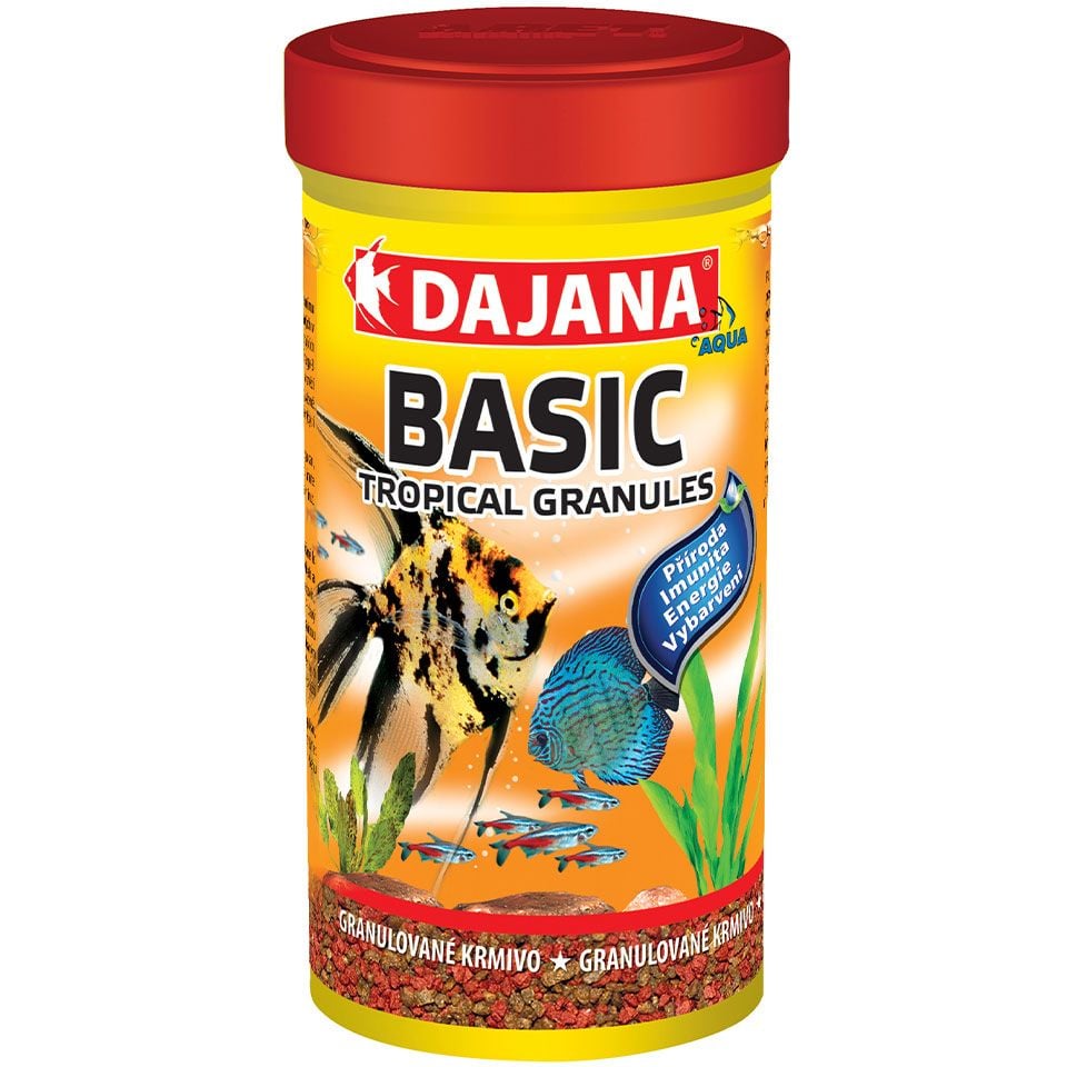 Корм Dajana Tropi Gran Basic для всех тропических рыб в гранулах 130 г - фото 1