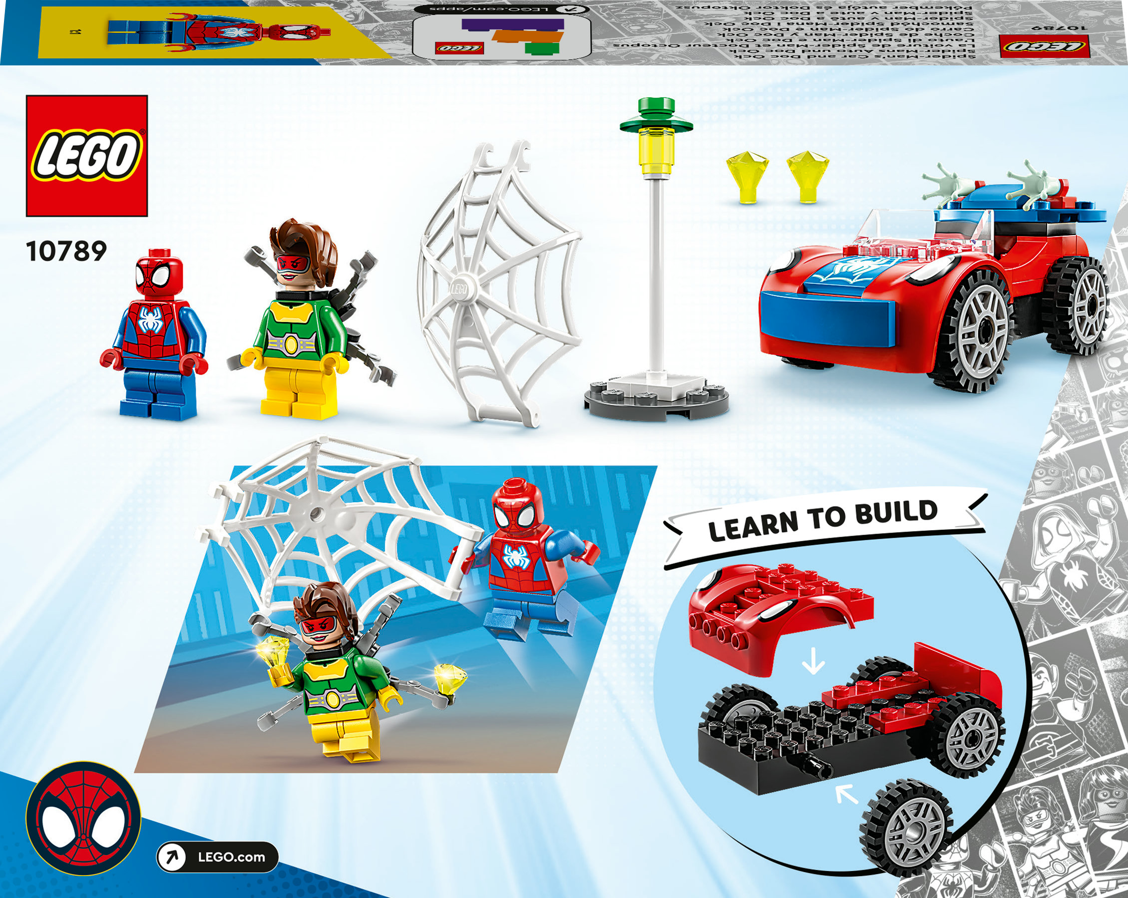 Конструктор LEGO Spidey Человек-Паук и Доктор Осьминог, 48 деталей (10789) - фото 9