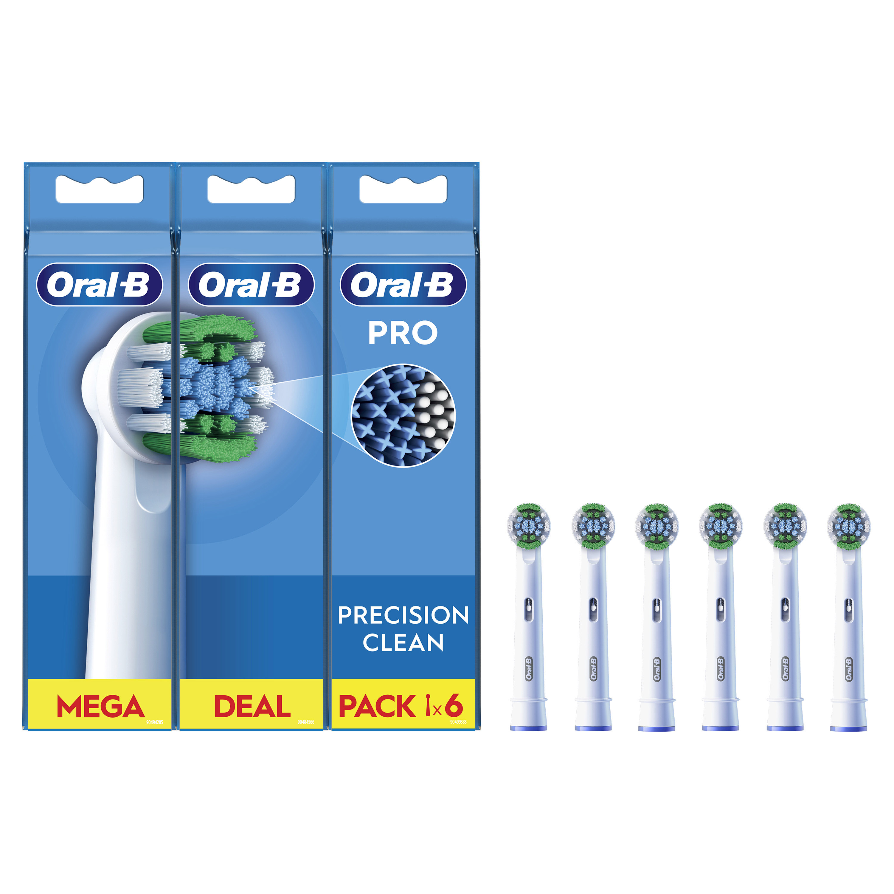 Насадка для електричної зубної щітки Oral-B Pro Precision Clean 6 шт. - фото 1