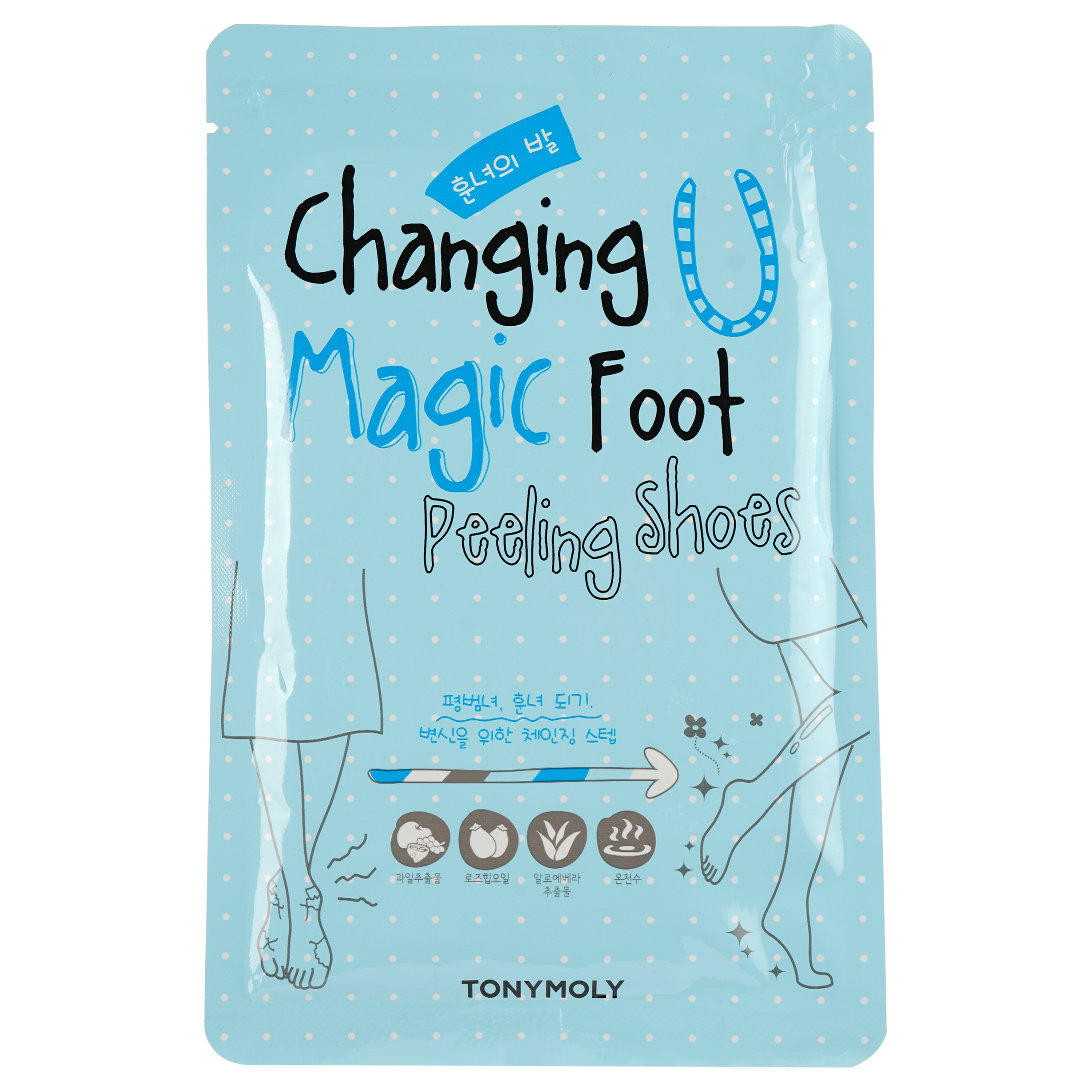 Маска-шкарпетки Tony Moly Changing U Magic Peeling Shoes, 1 пара 34 мл - фото 1