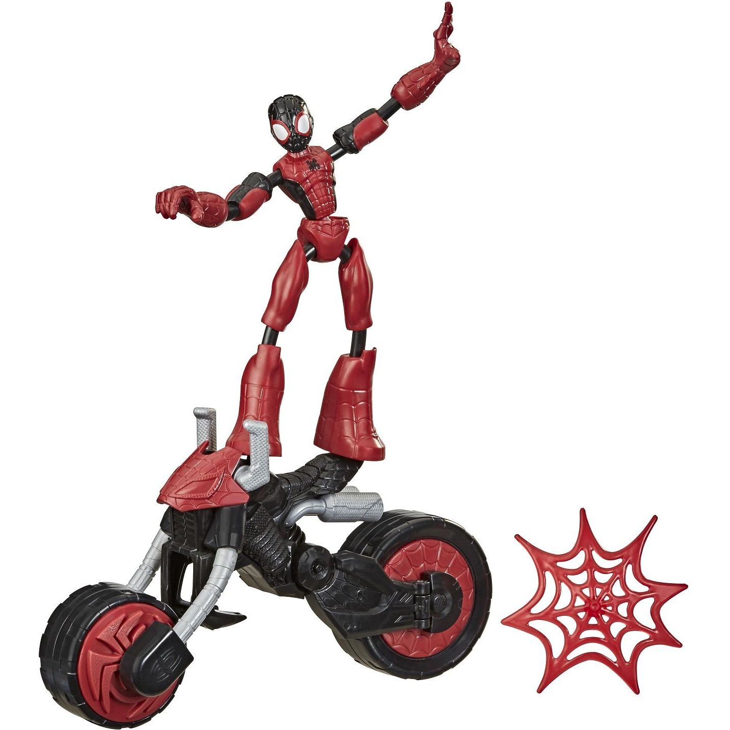 Ігрова фігурка Hasbro Людина-Павук на мотоциклі (F0236) - фото 1