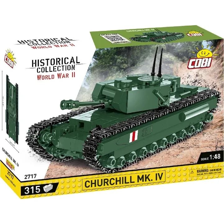 Конструктор Cobi Друга світова війна Танк Mk IV Черчилль, 315 деталей (COBI-2717) - фото 1