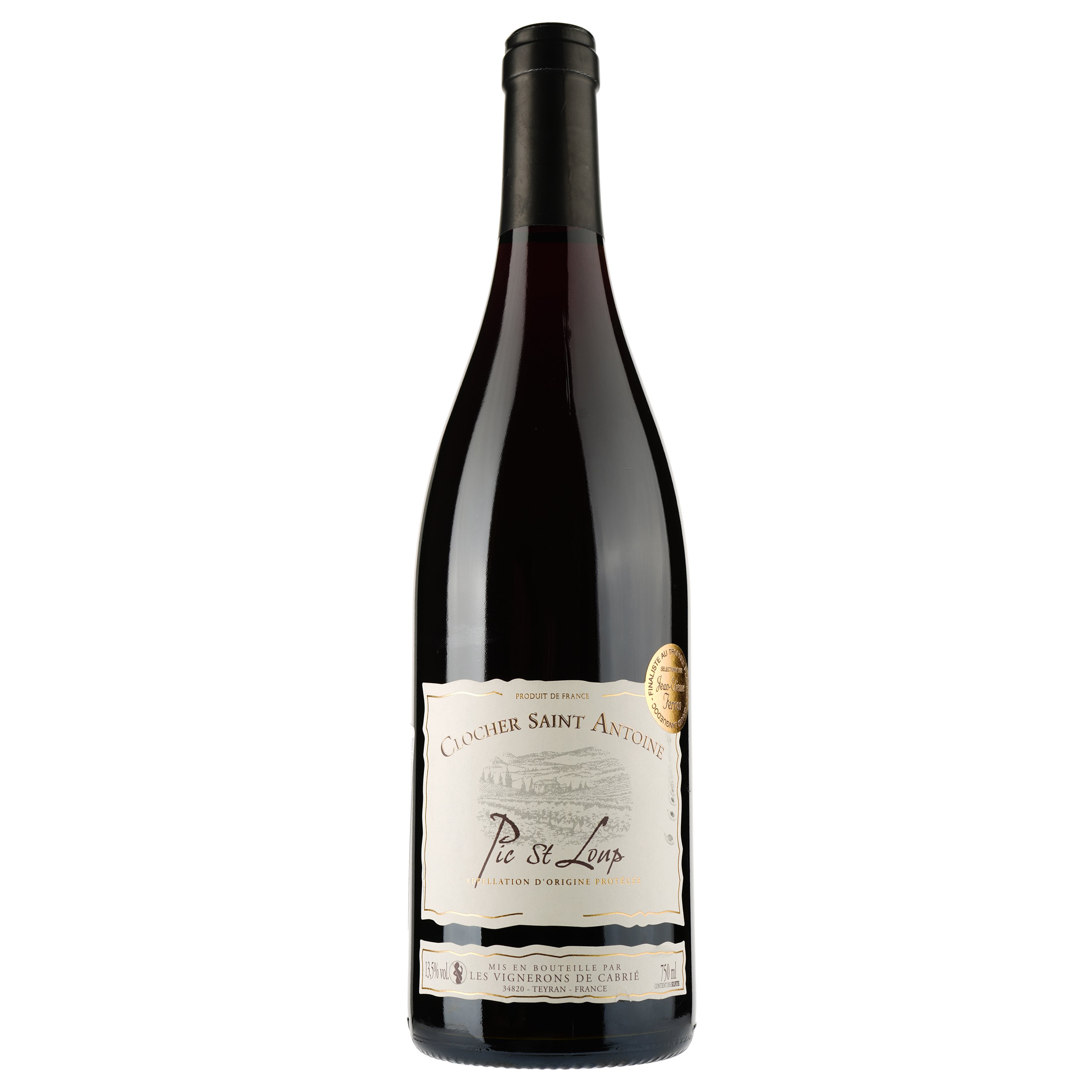 Вино Clocher Saint Antoine Rouge 2021 AOP Pic Saint Loup, червоне, сухе, 0,75 л - фото 1