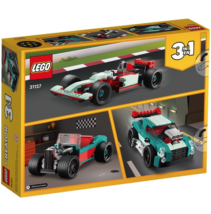 Конструктор LEGO Creator Гоночный автомобиль 3 в 1, 258 деталей (31127) - фото 2