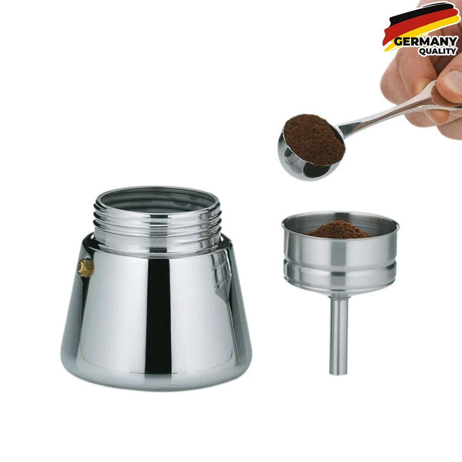 Кофеварка гейзерная Kela Latina 200 мл 4 чашки серебристая (10835) - фото 2