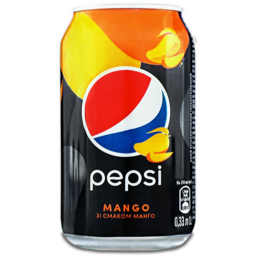 Напій Pepsi Mango безалкогольний 330 мл (811181) - фото 1